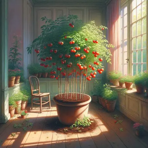 ミニトマト栽培における支柱の役割と正しい立て方とは